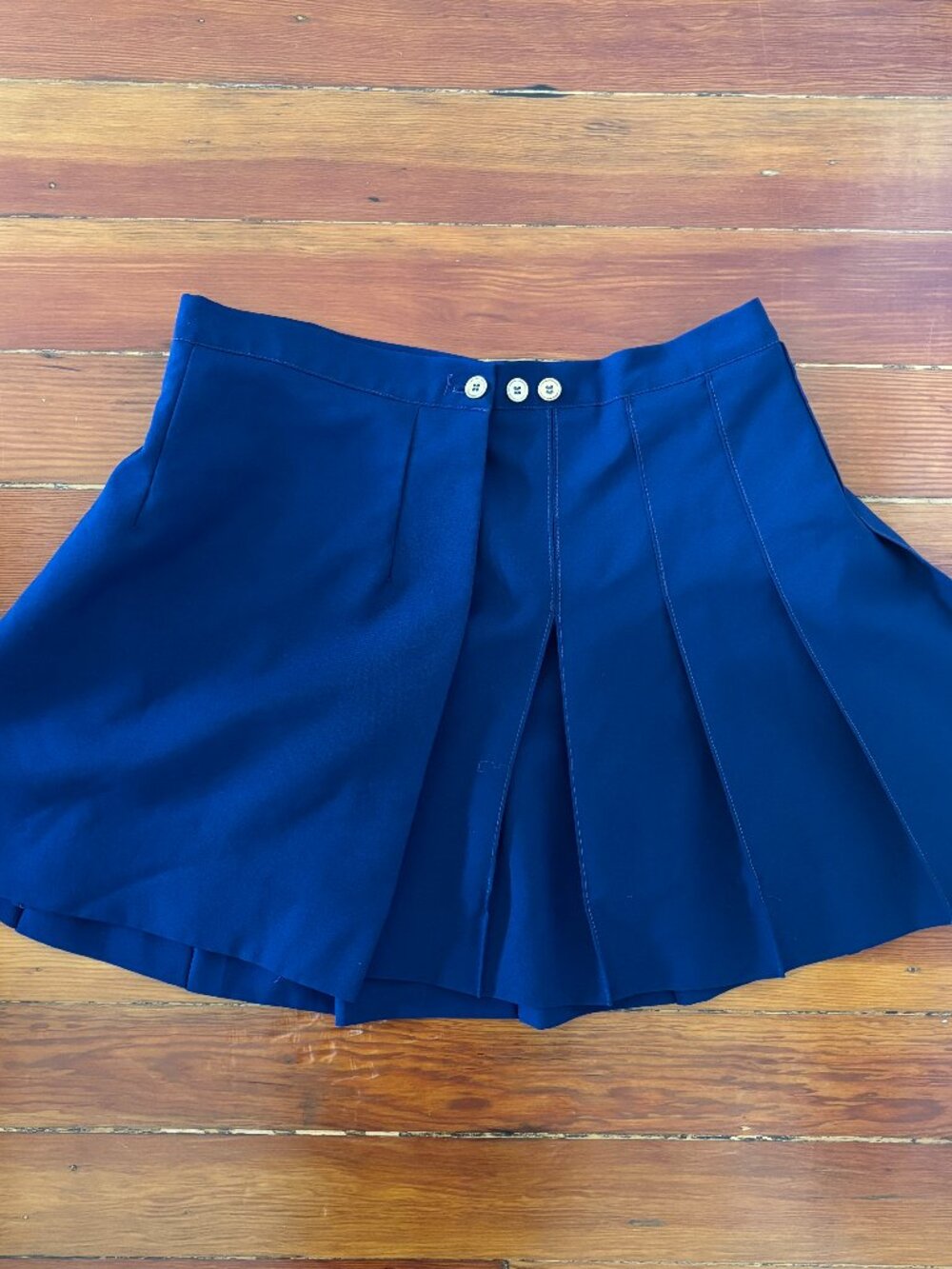 80s Vintage Deadstock Mini Pleated Tennis Skirt Cycle Boston Twee Made in USA